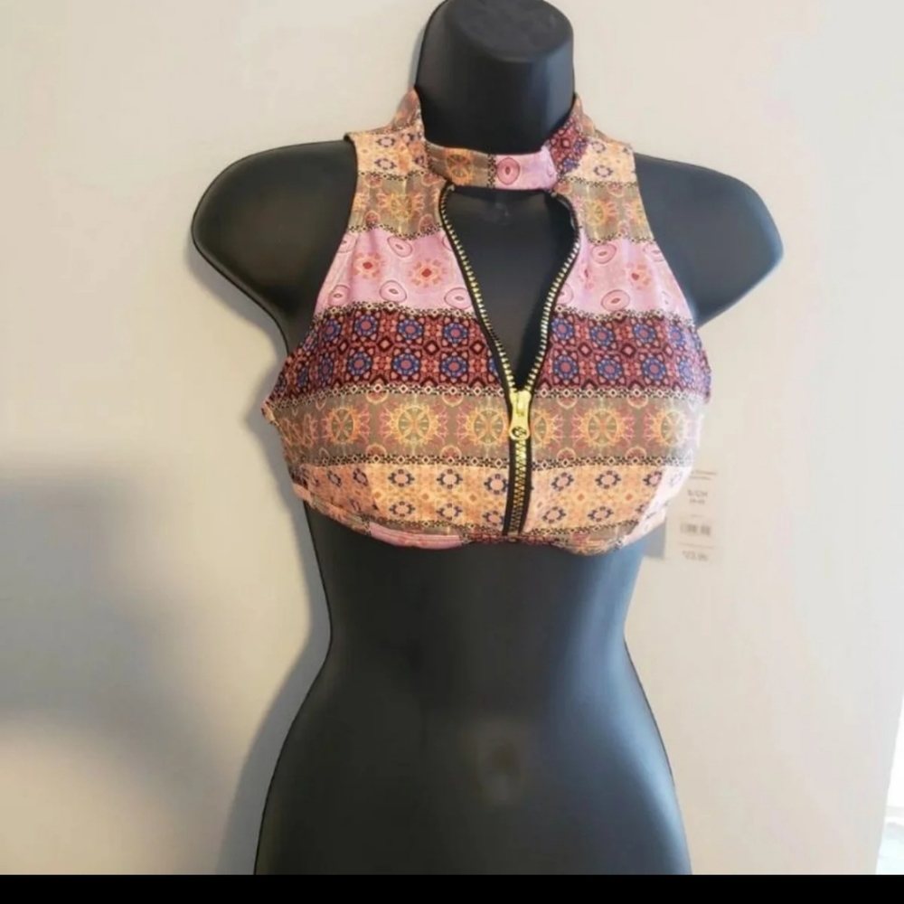 High Waisted bikini  top